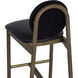 Orabell 43 inch Bravo Black / Abbington Black Barstool